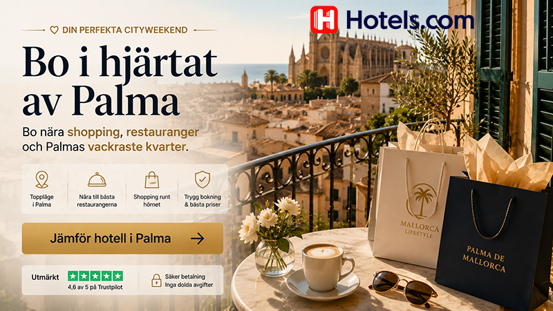 Annons 2-Hotels-Shopping i Palma