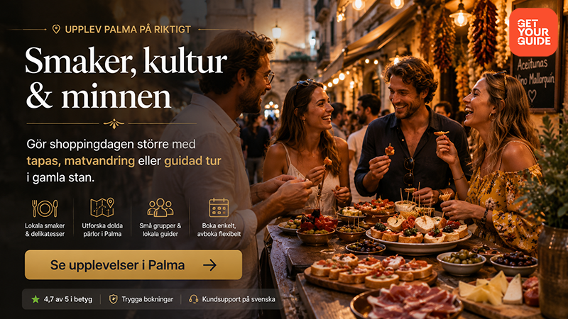 Annons 3-GYG-Shopping i Palma
