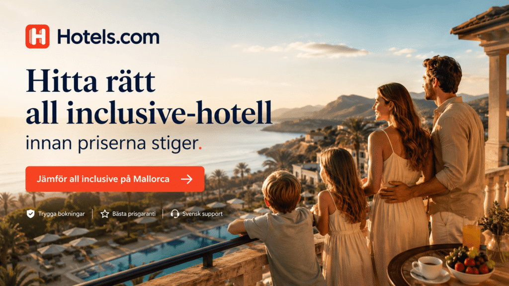 Reklam 1 Hotelljämförelse med all inclusive-filter