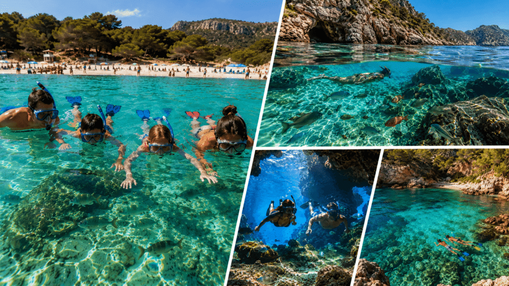 bästa snorklingsställena på Mallorca